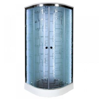 Душевая кабина Deto ЕМ1510 LED 100х100х220 см